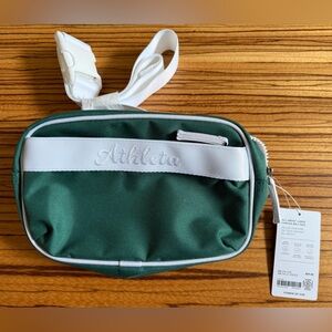 Athleta All About Large Green Canvas Belt Bag